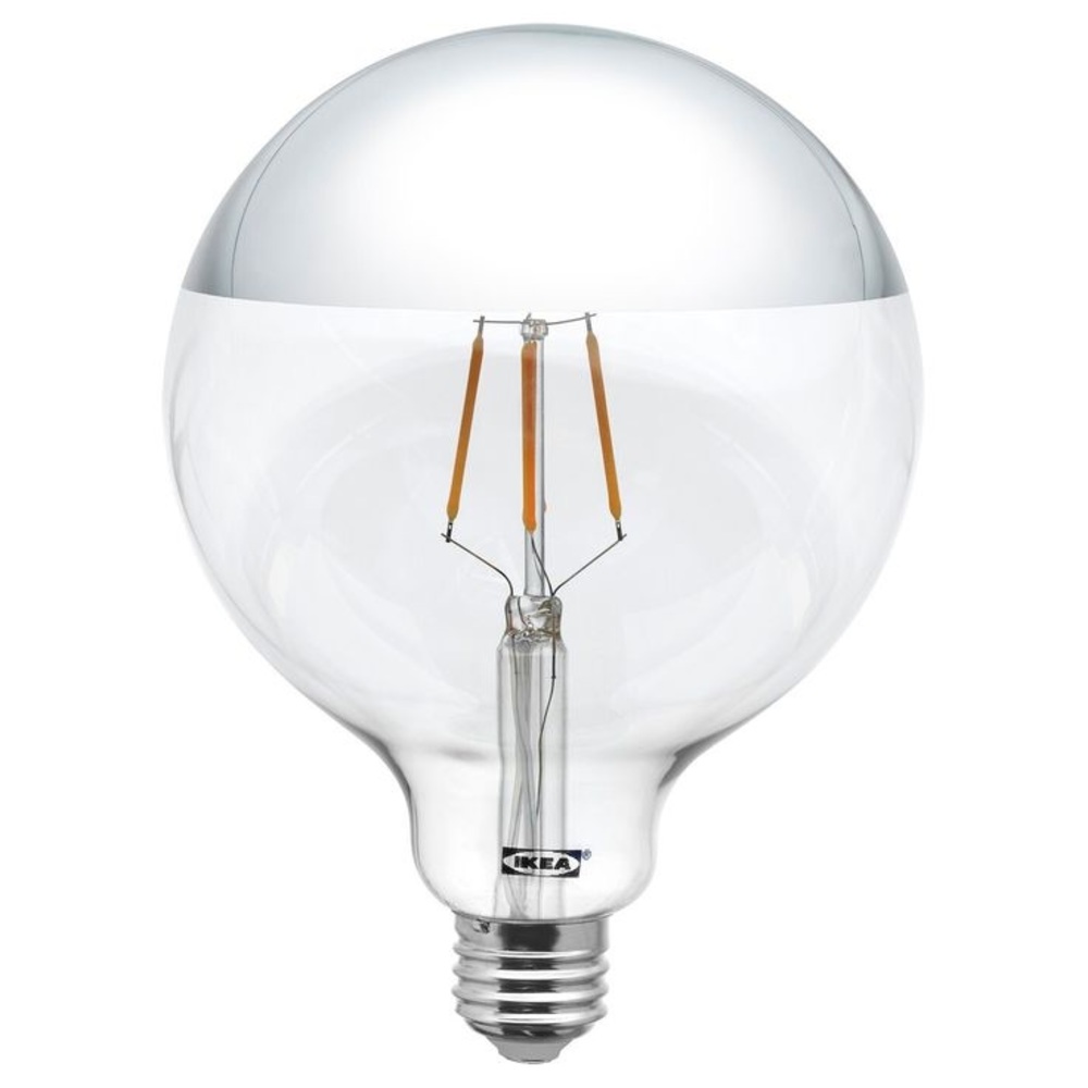 IKEA SILLBO Decorative LED Bulb With Mirrored Top E26 370 Lm 5" BRAND NEW